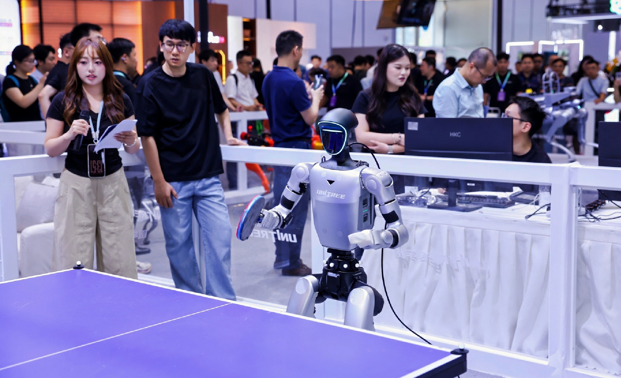 WRC 2026 | CHINGMU x Unitree : G1 Humanoid Robot Achieves 100+ Consecutive Ping Pong Rallies