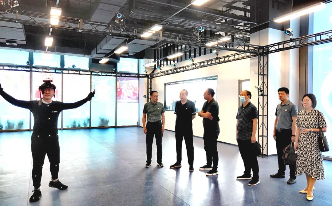 Corporate News | Liu Xinmin, President of Qingdao Agricultural University, Visits CHINGMU Vision‑Qingdao Motion‑Capture Industry‑Education Integration Practical‑Training Base